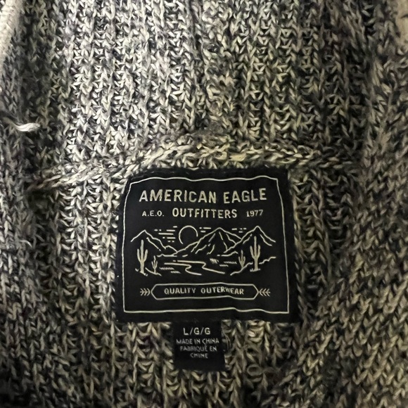 American Eagle knit sweater hoodie - Picture 3 of 5